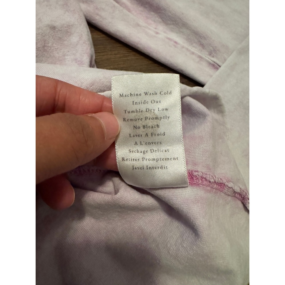 Frank & Eileen Lavender Stain Popover Henley Tee Lab Purple Cotton Polo Shirt XS - Picture 5 of 6